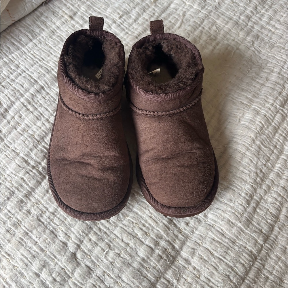 UGG Dark Chocolate Brown Ankle Boots